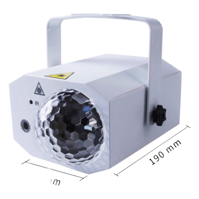 Control remoto de plástico LED etapa lámpara láser barra de luz KTV multi-patrón de la lámpara de proyección lámpara de bola mágica de colores