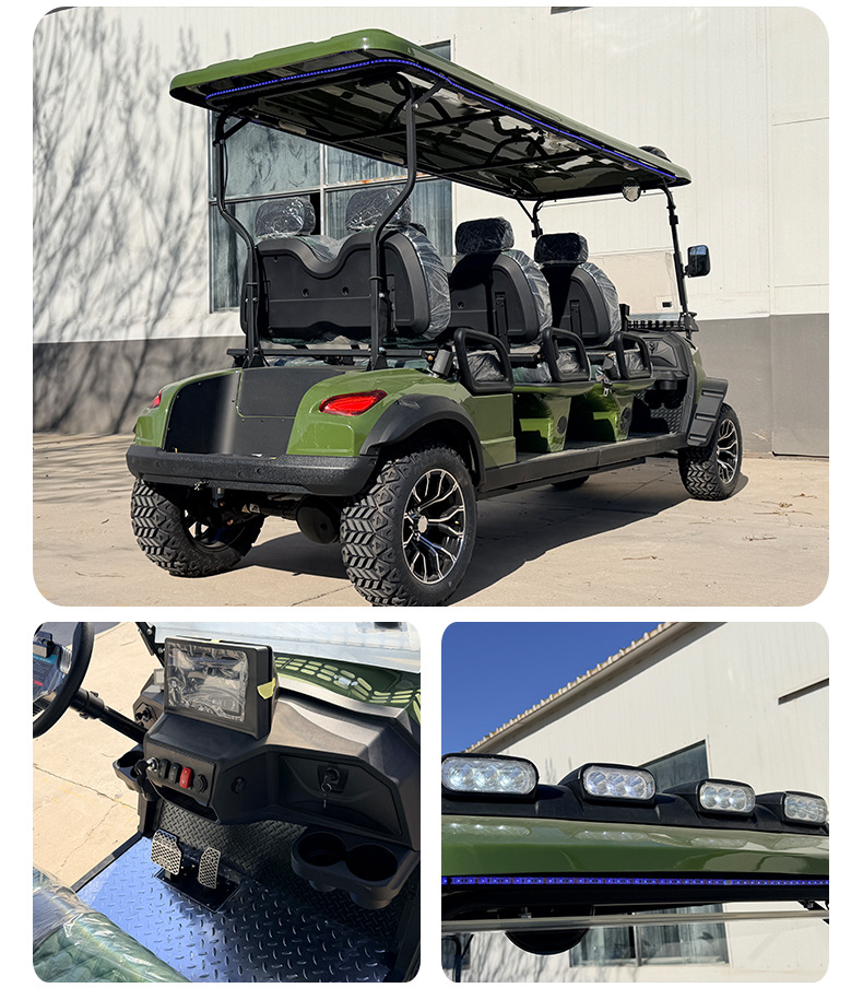 Foreign Trade Export Golf Cart Hotel Campus Reception Shuttle Bus Scenic Spot Sightseeing Bus Electric Golf Cart