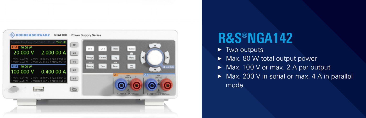 原装德国进口罗德直流电源NGA101-全新专业供应正品