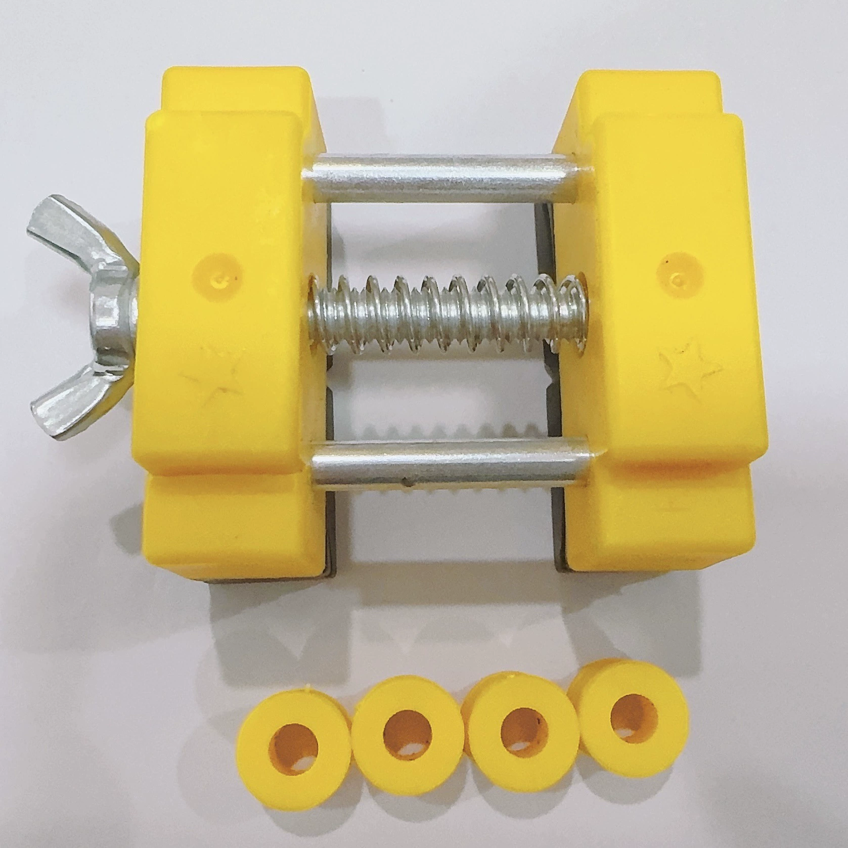 Жемчужный зажим для кровати, желтый и черный мини-инструмент «сделай сам», инструмент для ремонта часов, маленький зажим для кровати, зажим для часов с резьбой в виде сердечника Wenwan