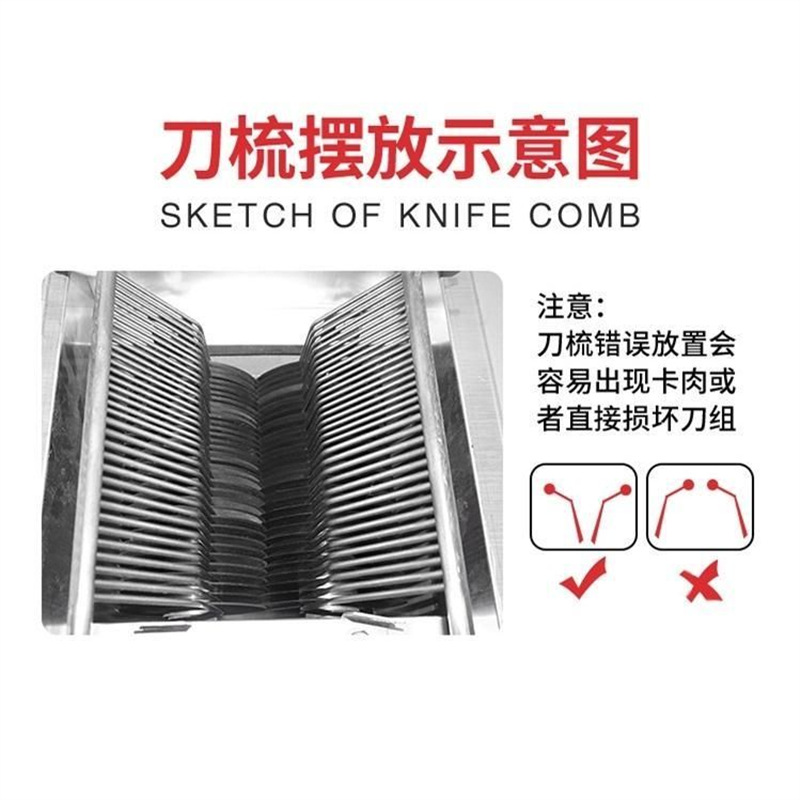 Doble cortador de acero inoxidable de Oberosch cortador comercial cortador de espuma de carne triturador de carne