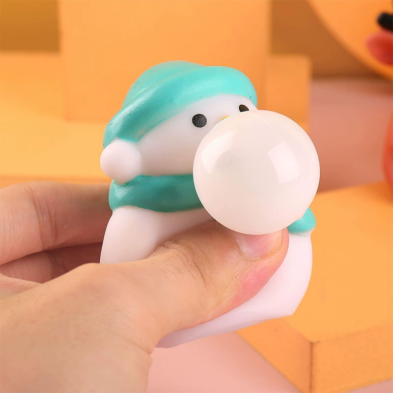 Мультяшная игрушка, слизь, пластиковая кукла, антистресс