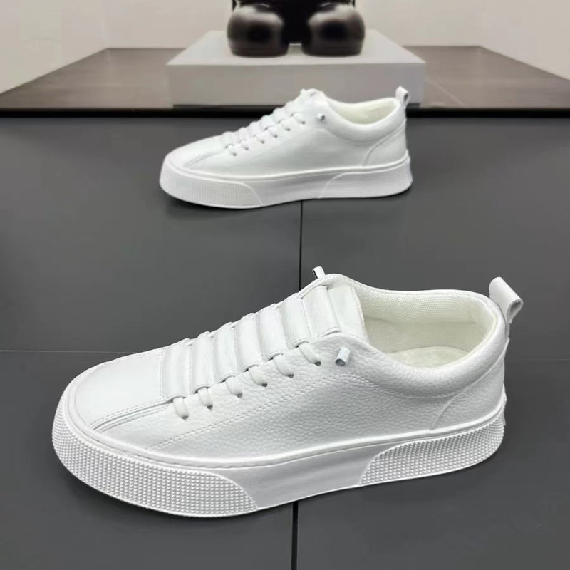Board Shoes Men's Summer New Low-top Sports Casual Shoes Simple White Shoes Fashionable Korean Style White Leggings Men's Shoes