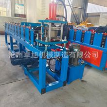 彩钢包边成型机 定做异型冷弯机 U型槽地槽机打孔压型辊压冷弯机