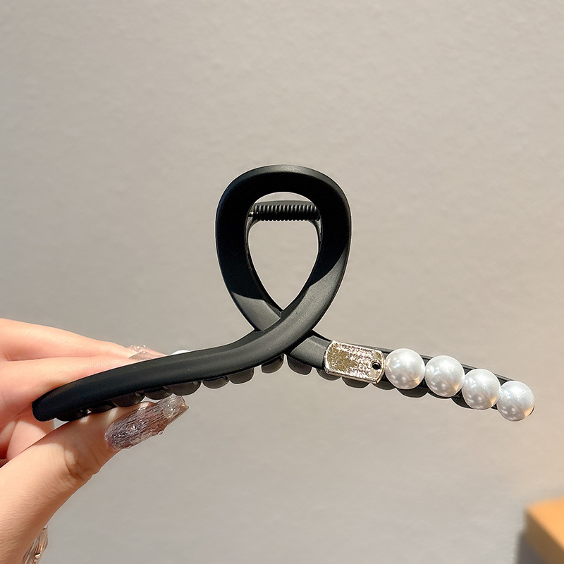 Pinza tiburón cabello estilo coreano elegante resistente gran sujeción​ image 161