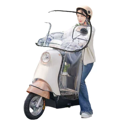 Motorcycle front windshield, head cover sunscreen dashboard waterproof