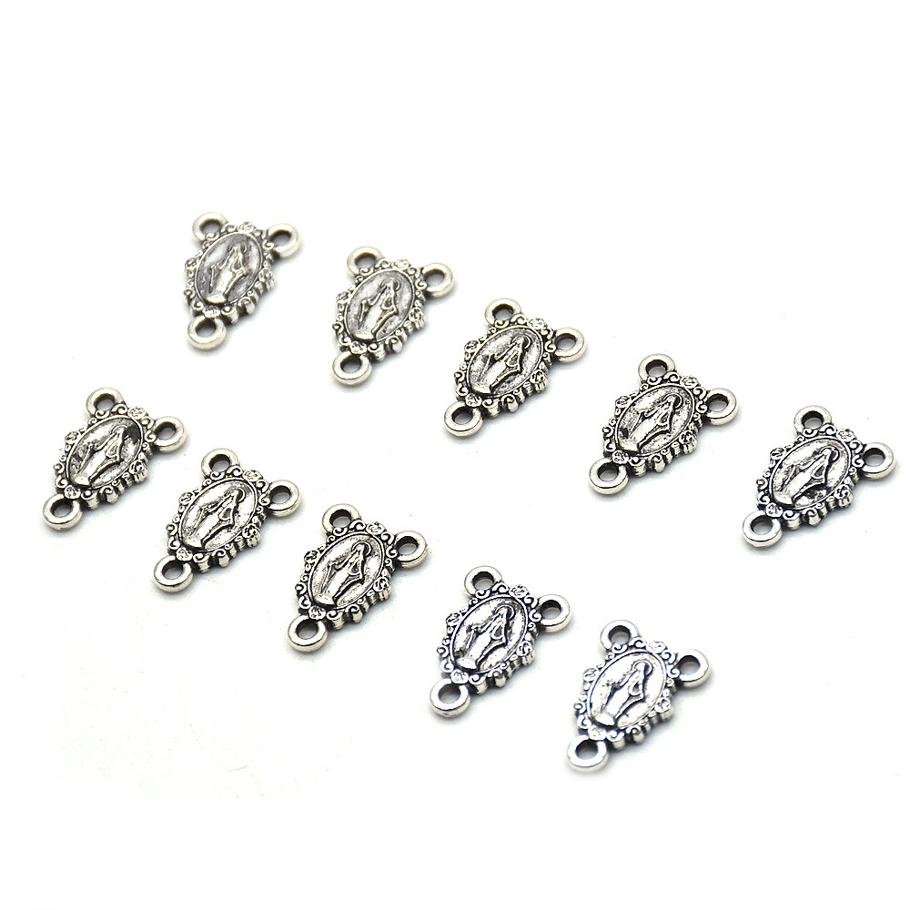 ACC-009Maria三角念珠项链配件三孔DIY饰品（500g/包）