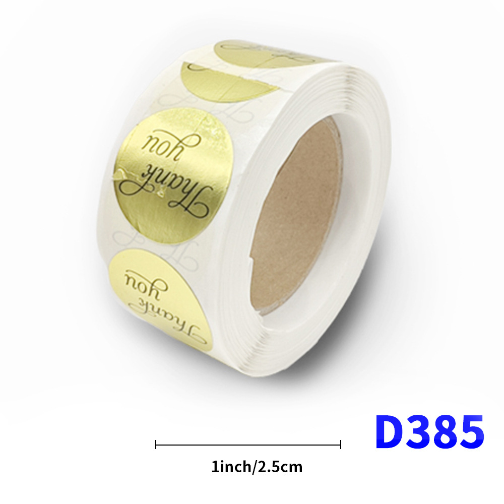 D385;2.5cm/1inch*500 스티커
