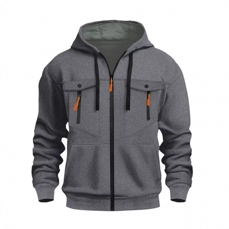 demi-season cardigan with zipper