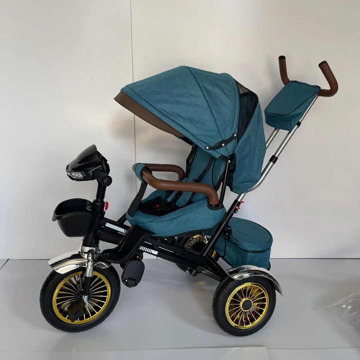 Children's Tricycle 3-6 Years Old Can Be Pushed and Ridden for Boys and Girls Baby Bicycles Can Sit and Lie down Infant Hand Push