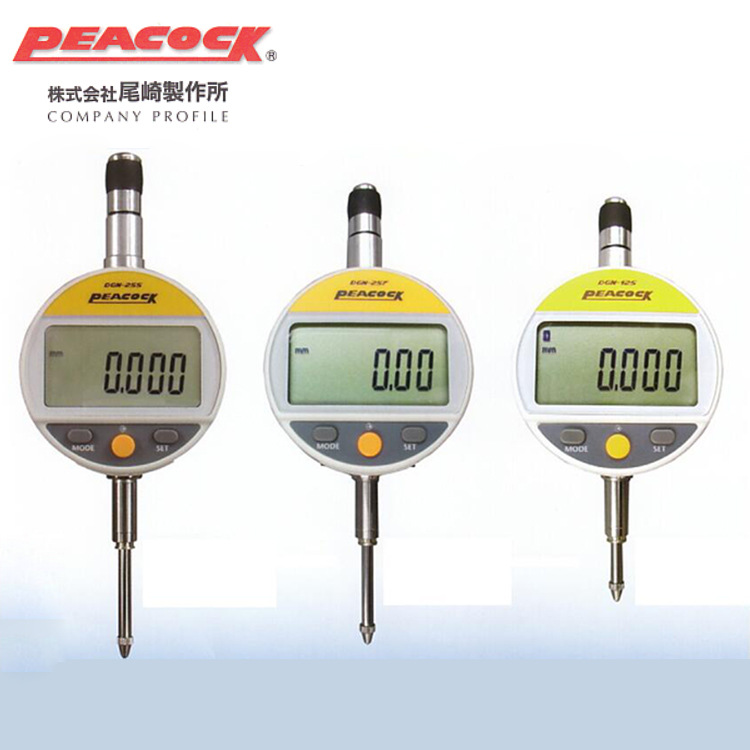 现货日本PEACOCK孔雀T2N-257W T2N-255W千分表 百分表 深度计