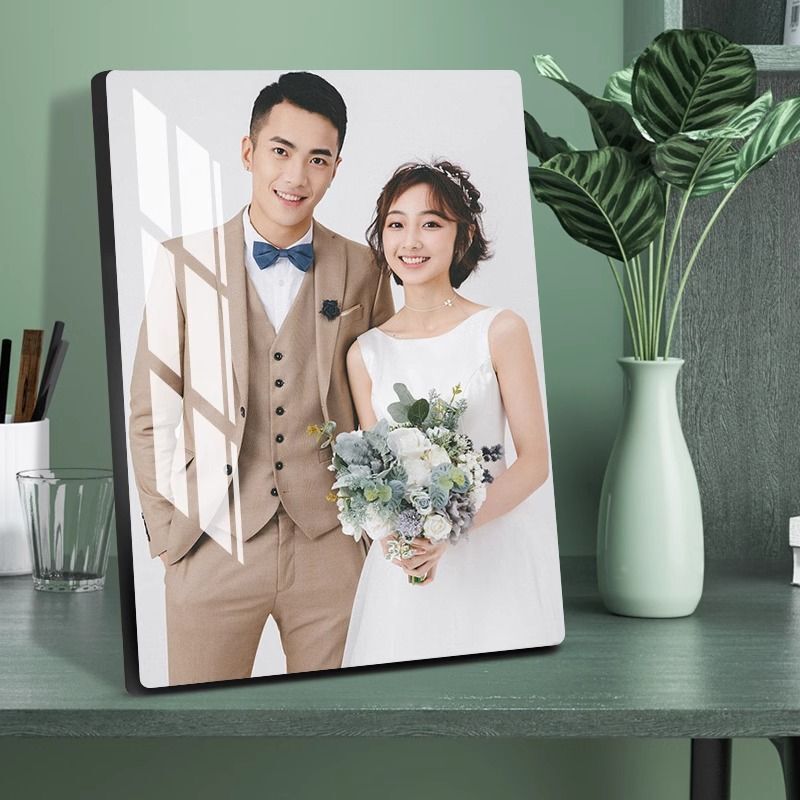 Photo Frame Crystal Table Photo Nail Printing Photo Wall Hanging Family Portrait Graduation Enlarged Photo Wedding Photo