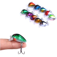 Rockstar Small Fat Frog Lure 3cm 1.5g Micro Bait Mini Floating Artificial Fly lure imitation bait