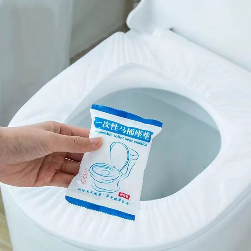 disposable white toilet non-woven cloth for traveling
