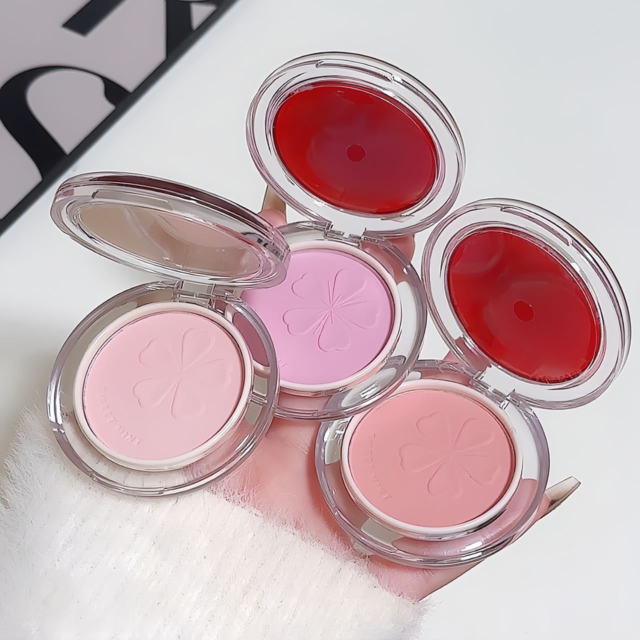 SWEETMINT blush monocromático mate expansión y contracción color ambiente natural mejora el color blush duradero