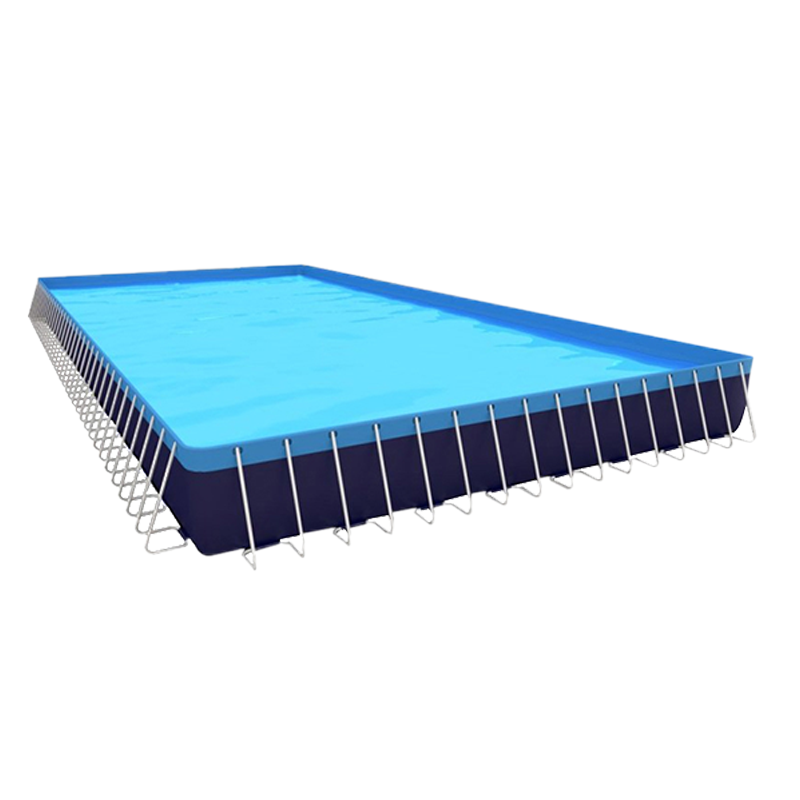 Fábrica directa gran soporte piscina adultos niños piscina móvil al aire libre lienzo de PVC montaje tanque de agua image 6