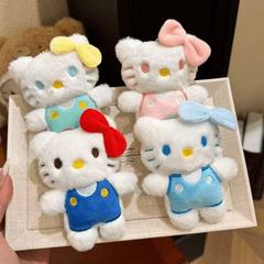 2025新款KT钥匙扣毛绒公仔挂件HelloKitty钥匙链挂饰包包挂件礼物
