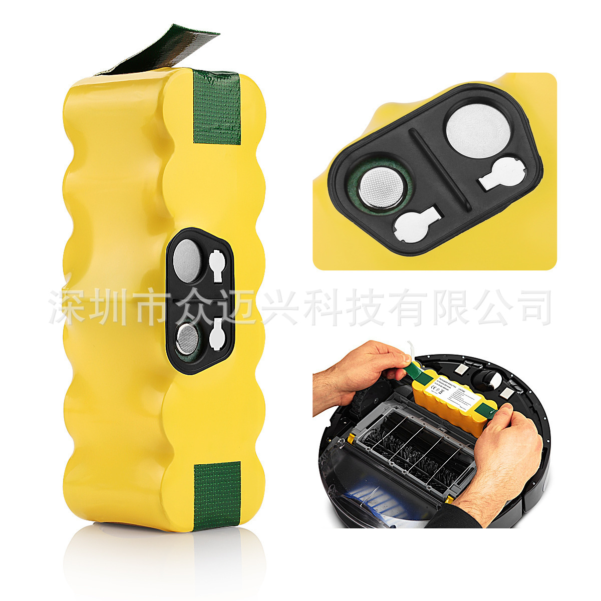 Aplicable a la batería de barrido robot iRobot Roomba 500 600 700 800 900 batería Ni-MH