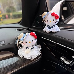 キティ猫車のアロマセラピー空気出口カーエアコン装飾装飾品車の香り 2025 新しいかわいい