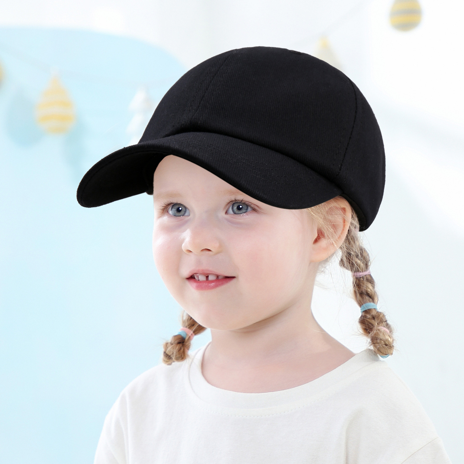 Children Unisex Basic Solid Color Baseball Cap display picture 1