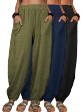 U 12802 Women's Cotton Harem Pants Ůװ���п� �羳ŷ��