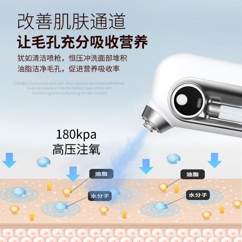 新型酸素注入器家庭用ナノスプレー補水器携帯型小型冷噴器は酸素補給霧を持っています。|undefined