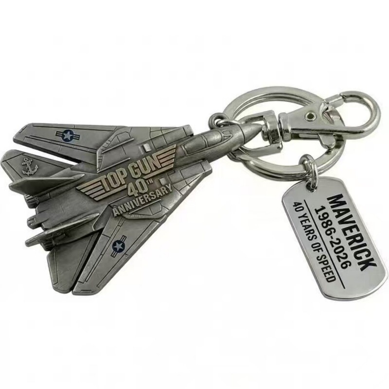 Popular 40Th Anniversary Commemorative Keychain Simulator Pilot Crew Member Pendant Alloy Model Keychain Popular 40Th Anniversary Commemorative Keychain Simulator Pilot Crew Member Pendant Alloy Model Keychain