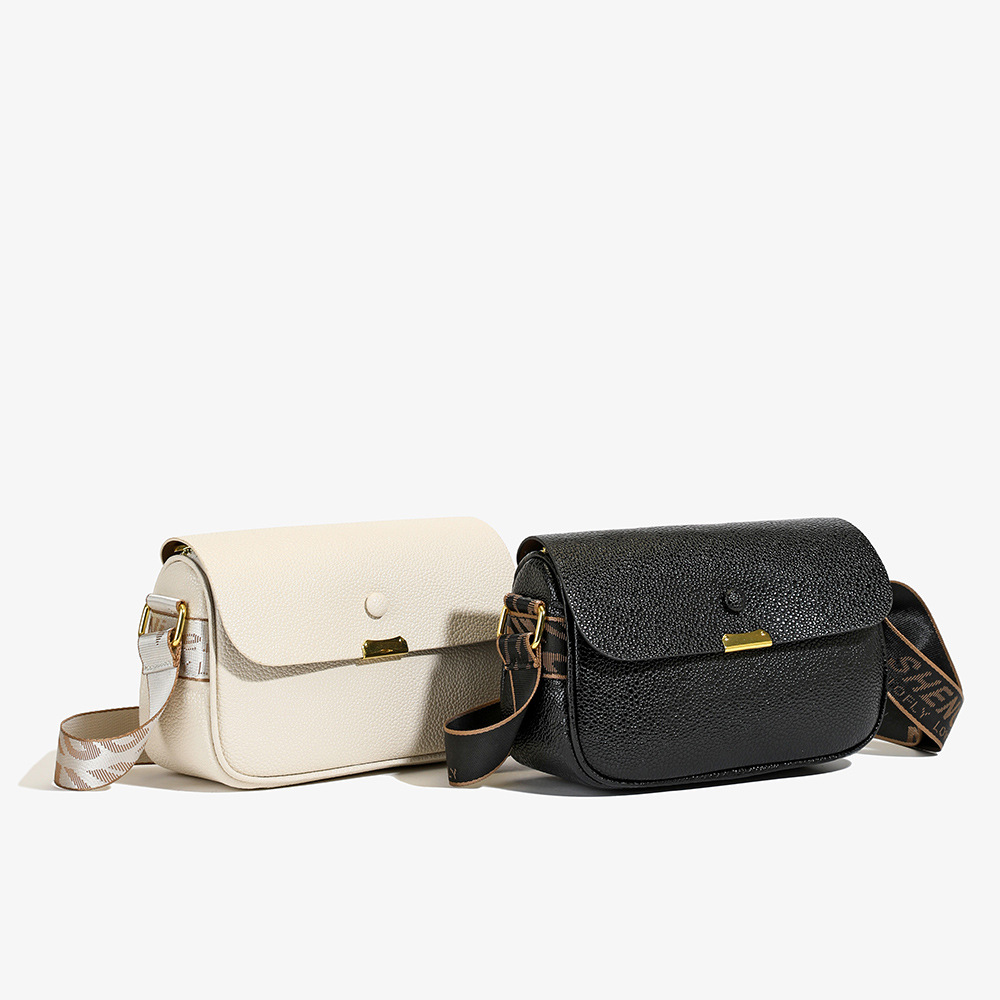 2025新款宽肩带跨境小方包高级感小众腋下包百搭斜挎时尚单肩女包