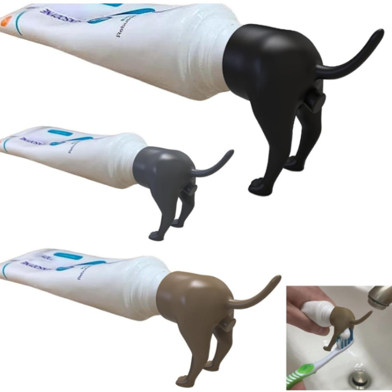 New Pooping Dog Butt Toothpaste Topper_voghion.com
