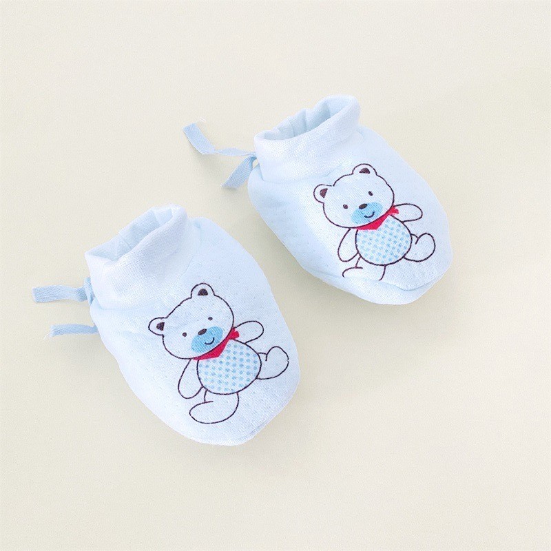 Nuevo producto verano transfronterizo delgado de dibujos animados para bebés y niños pequeños, guantes anti-agarre de malla transpirables para bebés recién nacidos