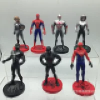 7 Venom ручной работы Удивительный Человек-паук Spider-Man Человек-паук торт для украшения автомобиля модель ручной работы