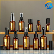 批发5ml-50ml多特瑞精油瓶滴管瓶滚珠瓶喷雾瓶茶色避光玻璃分装瓶