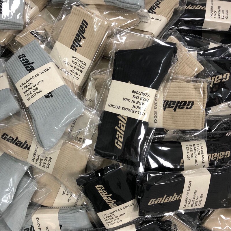 Socks Men's Cotton Spring and Summer Mid-Calf Trendy Socks Yeezy Socks Men's and Women's All-Season Thin Coconut Sports Basketball Socks