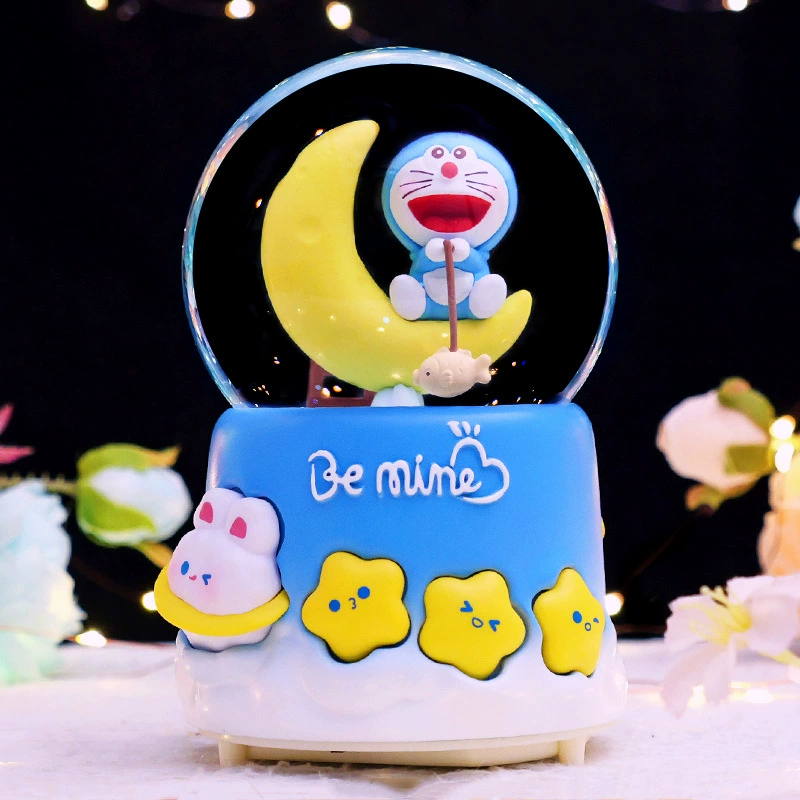 Starry sky, music box, rotating night light, new collection