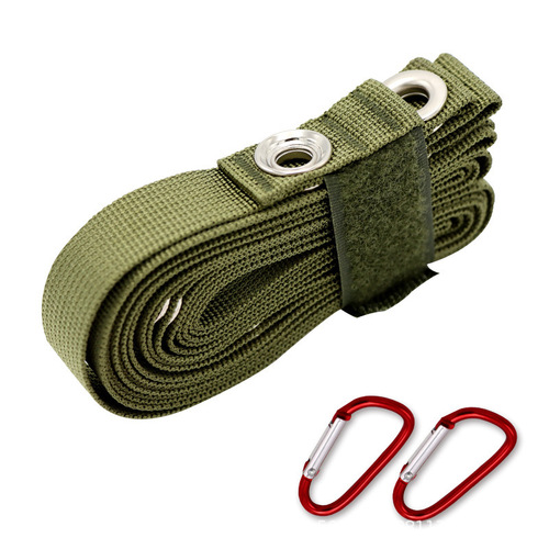 Outdoor pull-tape canopy extension with camping equipment clothesline hanging rope multi-functional adjustable rope strap