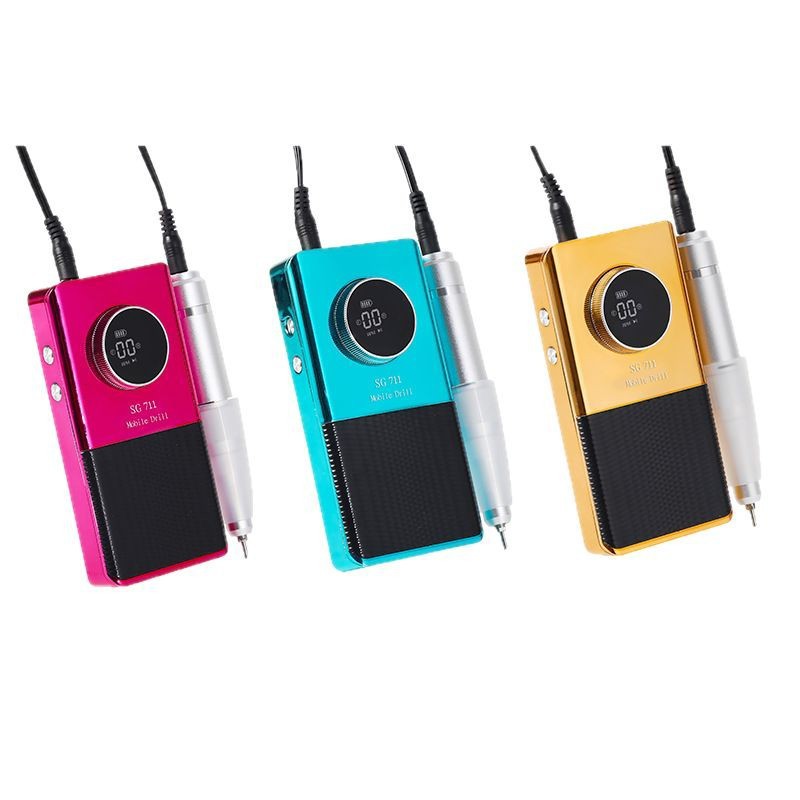 45000RPM pulidora de uñas transfronteriza pulidora de uñas portátil almacenamiento de energía para eliminar la piel muerta y eliminar las uñas herramientas de uñas