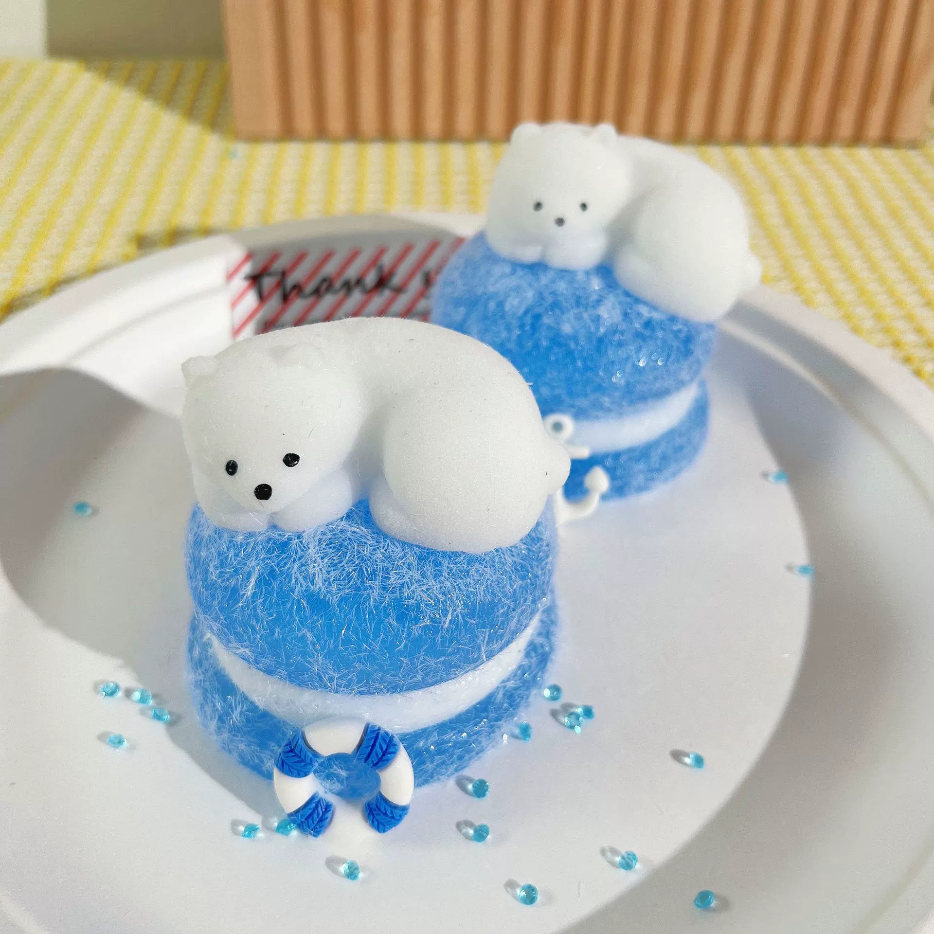 High quality slime, polar bear, DIY, anti-stress