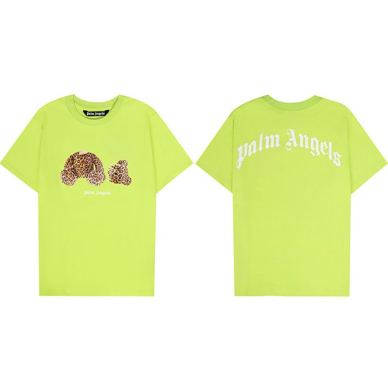 PALM半袖の正しいバージョン パームエンジェルス ヘッドレスベア エンジェルス バタフライプリント Tシャツ テディベア 半袖|undefined