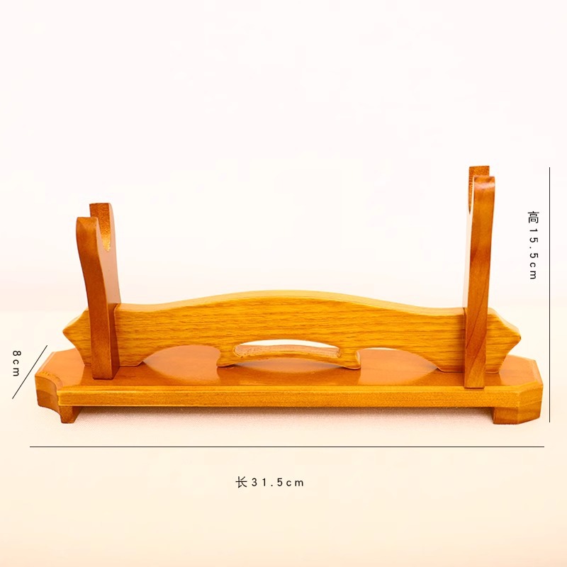 Ruler Bracket Bracket Base Estante de exhibición de estilo chino Características de soporte de artesanía