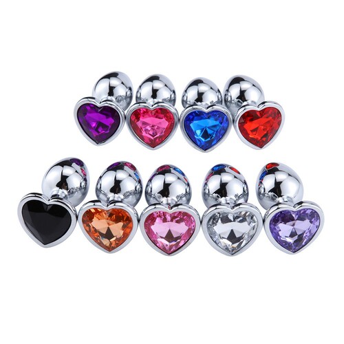 Stainless steel metal backcourt anal plug for men and women, anal expander, anal plug tail, adult erotic sm torture device