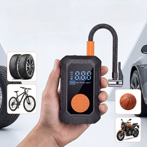 Avtomobil Hava Nasosu, Velosiped üçün Ağıllı Rəqəmsal Ekranlı Portativ Elektrik Şişirdici