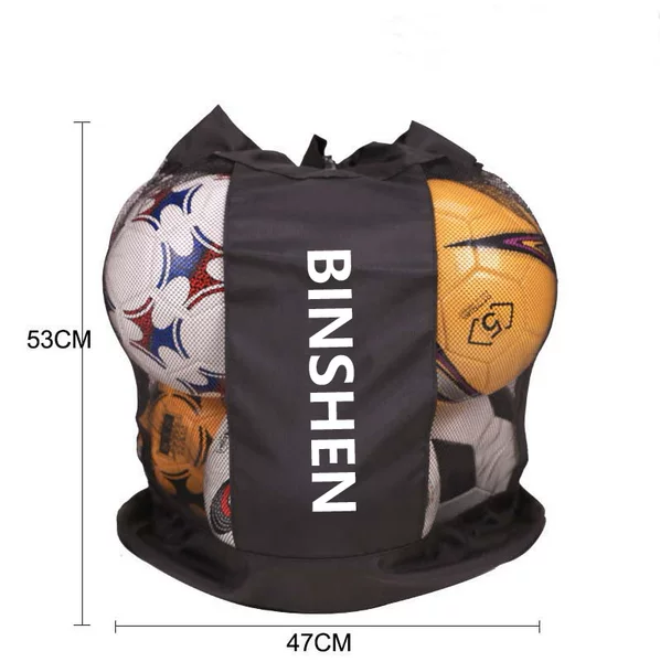 Large ball bag, football storage bag, basketball, volleyball, football equipment large mesh bag, large ball bag, storage ball bag, thickened type