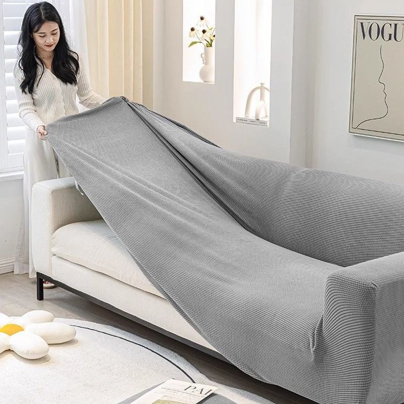 Thickened Sofa Cover, Full Cover, Simple Elastic Universal Combination Sofa Cover, Leather Cushion Cover, Full Cover Fabric Factory