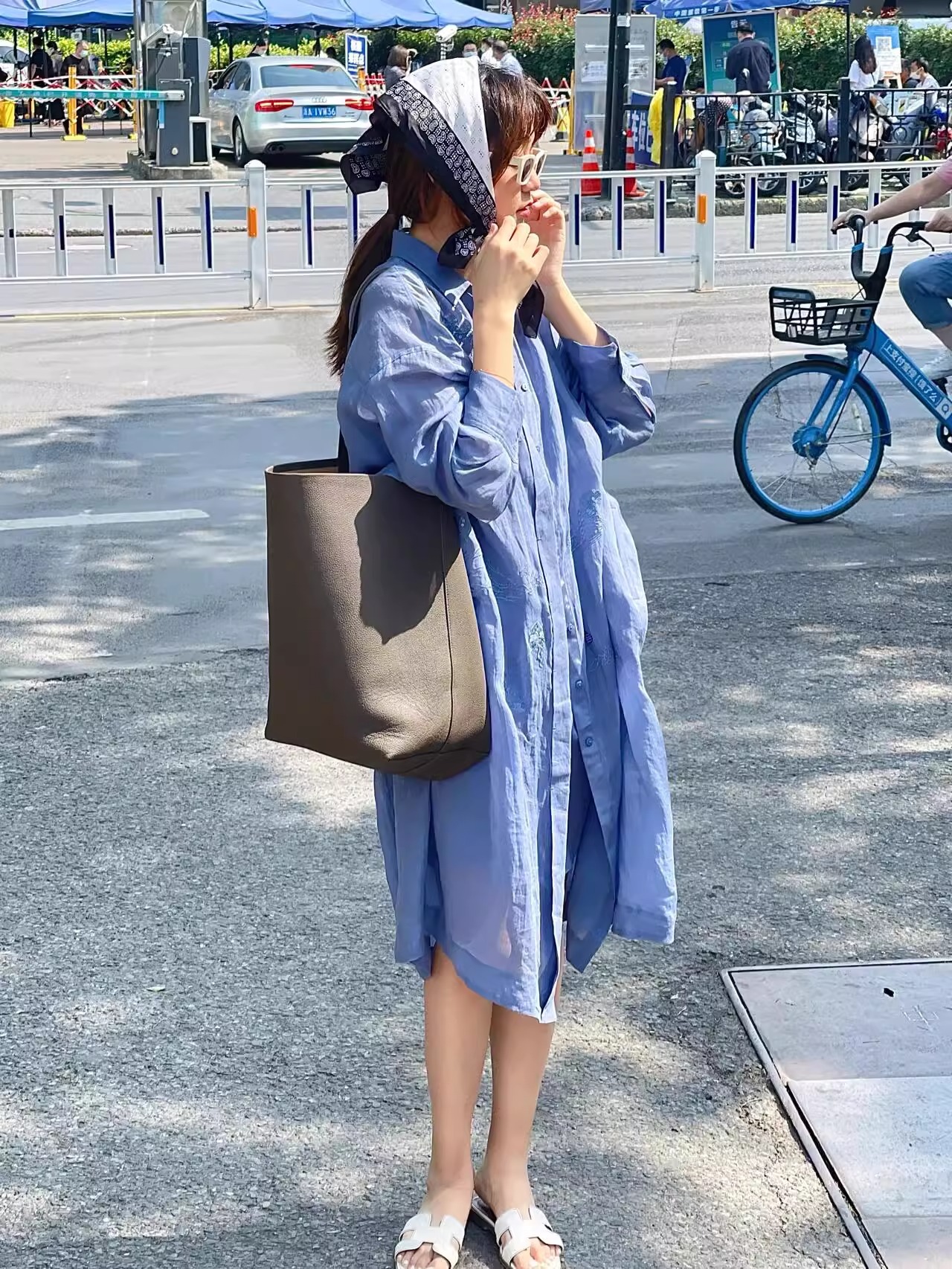 엘리펀트 그레이 라지(소가죽)