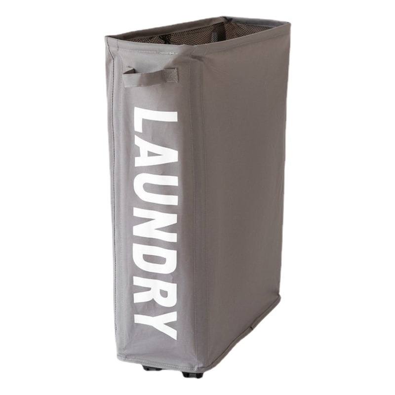 Cesto de Ropa Sucia de Tela Oxford con Ruedas, Estilo Simple, Moderno, para Juguetes y Ropa Sucia, Plegable