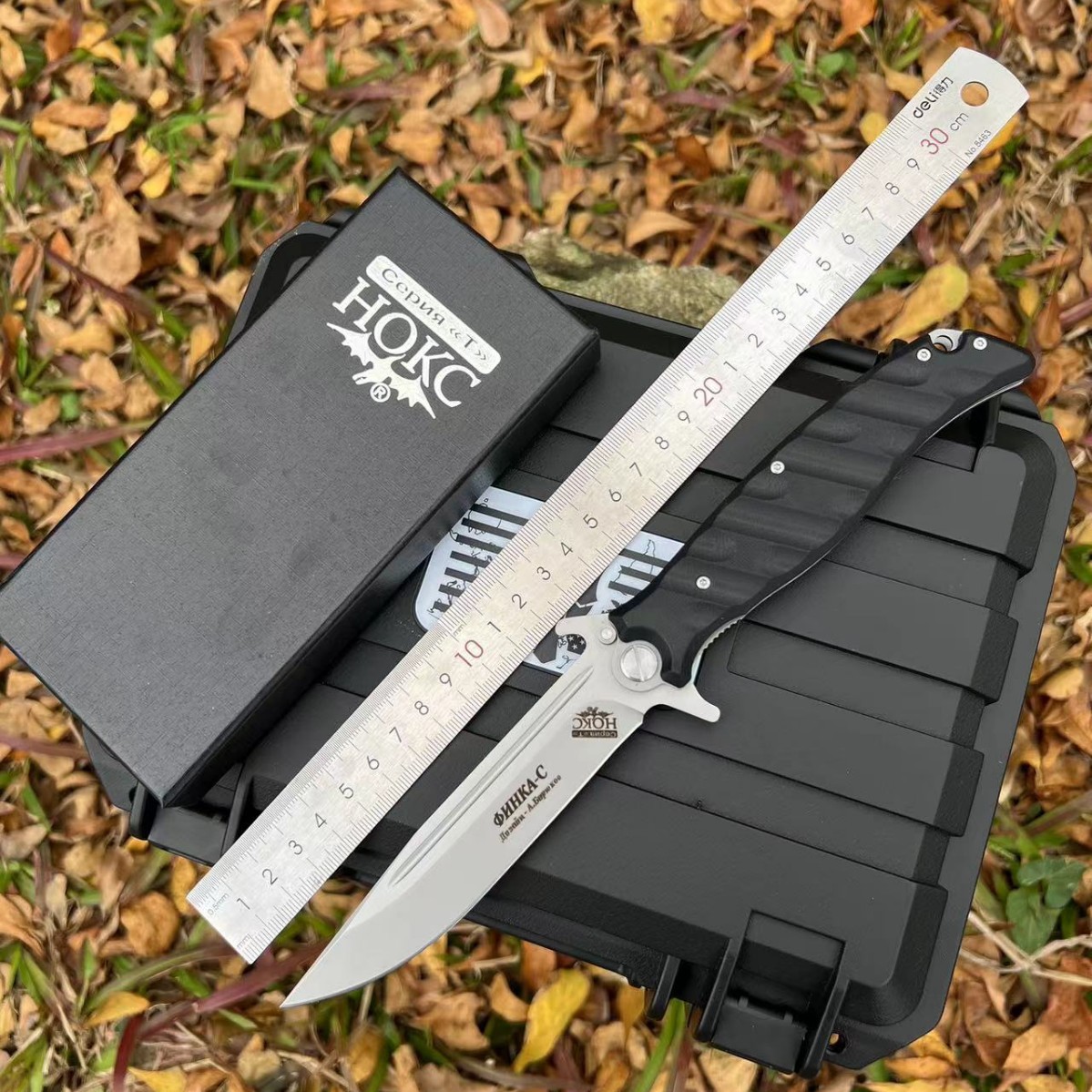 G10俄罗斯户外刀防身折叠刀野外求生刀折刀锋利小刀开刀刃