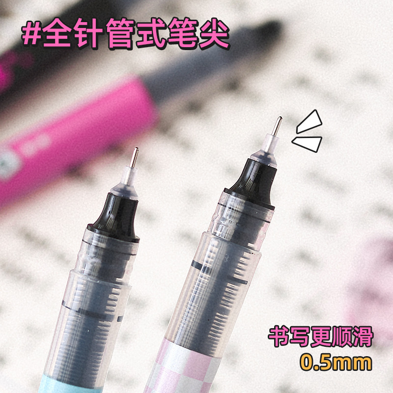 Quick dry rollerball cartoon capacious rollerball pen