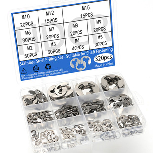 320pcs ���P� E �Ϳ������b M2-M15 �S�Ó�Ȧ�_�ڿ��h���b