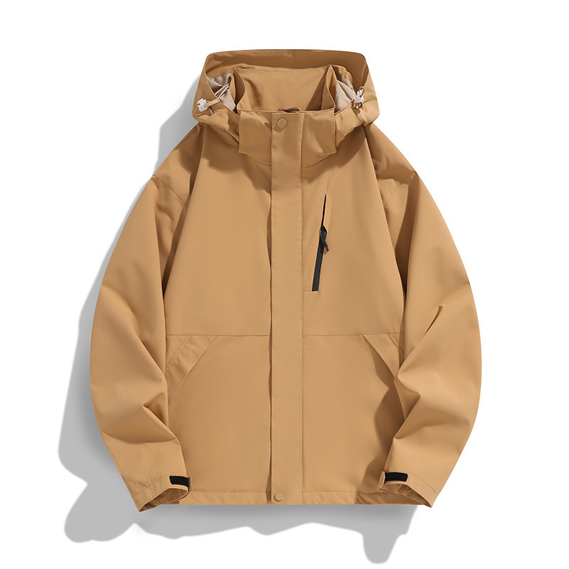 Chaqueta Cortavientos Deportiva de Montaña MD9111, de Poliéster, Sin Forro