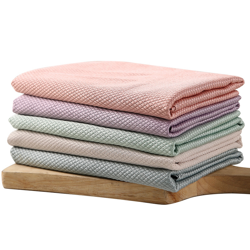 Fish Scale Wipe Glass Waterless Wipe Wipe Kitchen Special Lazy Cloth Absorbent No Hair, No Stains and Stains Towels Fish Scale Wipe Glass Waterless Wipe Wipe Kitchen Special Lazy Cloth Absorbent No Hair, No Stains and Stains Towels